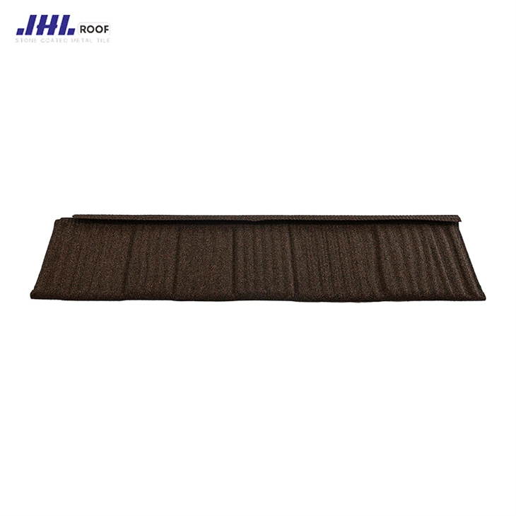 Baisheng Wood Interlocking Stone Coated Metal Roof Tile