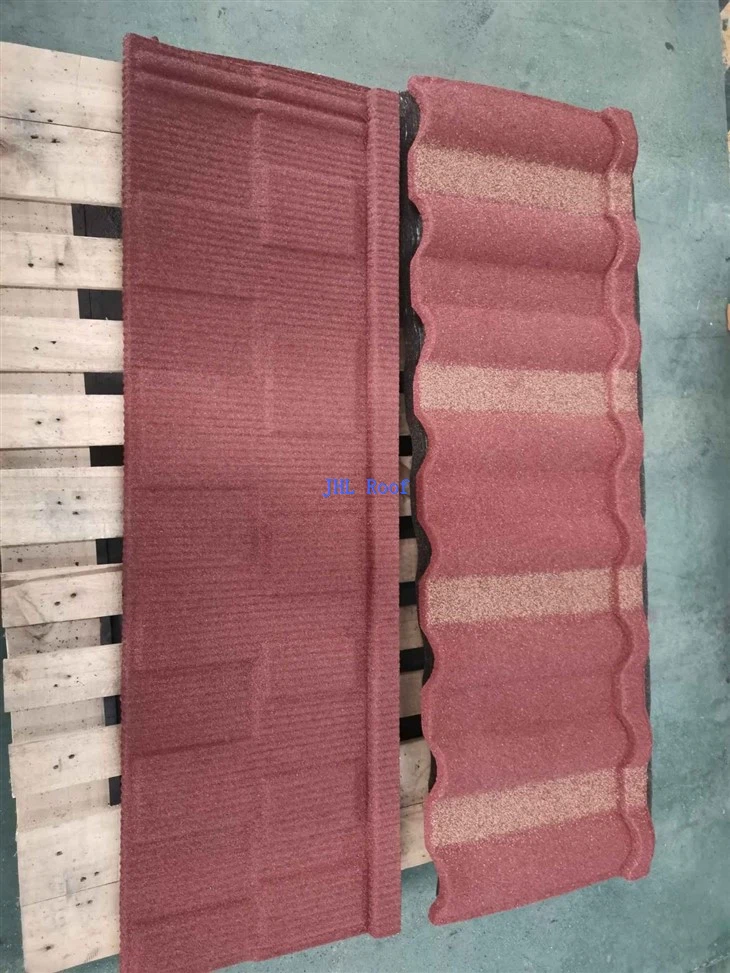 Color Stone Coated Metal Roof Shingle Tiles Sheet