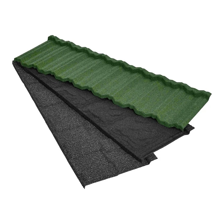 Construction Material Stone Coated Metal Roof Tile